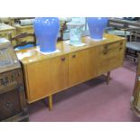 Vintage 'Mackintosh' Teak Wood Sideboard, with single drawer, cupboards 68cm