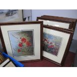 Still Life of Flowers, colour prints, after M Dipnall, 26.5 x 35.5cm; other Still Life and Floral