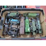Eight Hornby 'O' Gauge/7mm Tank Locomotives with Part Mechanisms for Spares or Repair, including 0-