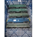 Five 'OO' Gauge/4mm Bo-Bo Unboxed Diesel Locomotives, three Class 29 BR green R/No D611, (good), a