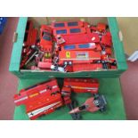 A Collection of Ferrari Themed Diecast and Plastic Model Vehicles, by Matchbox, Burago, Maisto,