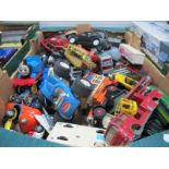 An Assorted Collection of Playworn Diecast Model Vehicles, by Corgi, Dinky, Matchbox and other, (one