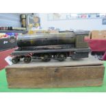 A Bowman 'O' Gauge/7mm Live Steam 4-4-0 Steam Locomotive, (no tender), L.N.E.R green, burner