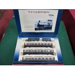 A Hornby #R2610 'OO' Gauge The Caledonian Train Pack, comprising of Caledonian Railway 4-2-2 '123'