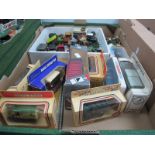 A Collection of Diecast Model Vehicles, by Matchbox, Lledo, Corgi, including Chitty Chitty Bang