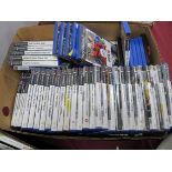 Approximately Ninety Sony Playstation 2 (PS2) Games, to include Ghost Recon Jungle Storm, 007