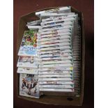 Approximately Ninety Nintendo WII Games, to include My Sims, Super Mario Galaxy, Sing It, Wacky