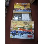 Two Renwal (Revell) Blueprint Models Plastic Kits, comprising of #85-7812 1:32 Teracruzer with