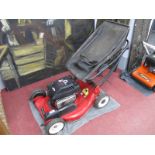 Briggs and Stratton Quattro 4HP Champion Petrol Lawn Mower, (untested sold for parts only).