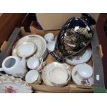 Royal Worcester 'Evesham' Part Dinner-Coffee Service, Noritake part tea service, oriental vase:- One