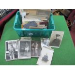 Early XX Century Postcards, including 'Yew Tree Inn', Welsh Lady, Soldier, Tug O' War, Gleadless,