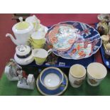 Late XIX Century Japanese Imari Pattern Plate, Royal Albert bone China tea service, Commemorative