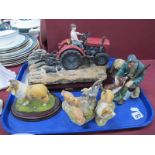 Royal Doulton Figure 'The Master' HN 2325; The Juliana Collection figure of a farmer on a tractor,