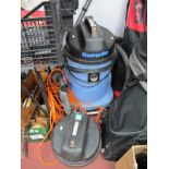 One Numatic International Industrial Vacuum Cleaner, with spare head, (untested sold for parts