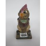 Burslem Pottery Grotesque Bird 'Mary Sparrow - Wife of The Accused', part of the Courtroom series by