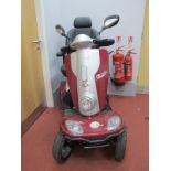 Kymco Foru Mobility Scooter, four wheel, with battery charger and key.