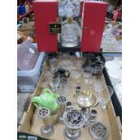 Baccarat Remy de Martin Louis XIII Decanter, (cased), glass ware, Maling jug, bowl etc:- One Box.