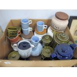 Hornsea Pottery, Heirloom coffee pots, other table ceramics, Fleur storage jars, coral jar etc,
