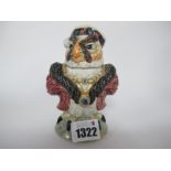 Burslem Pottery Grotesque Bird 'King Henry VIII', by Andrew Hull, inspired by the Martin Brothers,