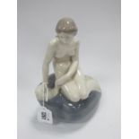 Royal Copenhagen Porcelain Figure, of a Mermaid 4431 CR on base, 22cn high.