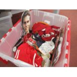 Sporting Memorabilia - Liverpool F.C., mirror, ceramic jugs, model of Anfield, Patrik Berger goal