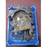 Azura Swiss Made Cuckoo Clock, with pendulum, weights:- One Basket