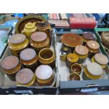 Hornsea Kitchen Pottery, including Heirloom, Saffron, Bronte, coffee pots, storage jars,