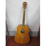 Tanglewood Acoustic Guitar, TW 28s, circa 2010, inlaid head.