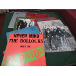 Punk and New Wave LP's, eight albums comprising of Ramones - Ramones (Sire 9103-253, 1976 UK