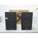 Pair of Mordaunt short MS 5.10 Bookshelf Speaker, in original box with instructions.