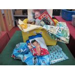 Selection of Elvis Memorabilia, including posters, magazines, newspapers, coasters, linens and