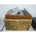 Linn Sondek LP12 Turntable, (no platter), fitted with SME 3009 tone arm and a Shure V15 type four