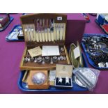 Canteen of Cutlery, Ledawn imitation pearl necklace, Parker pen, Royal Commemorative thimbles,