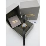 Vivienne Westwood; A Modern Ladies Wristwatch, Ref: VV055BKBK OF, on a new strap, in original box
