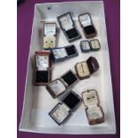 Ten Assorted Vintage Ring Boxes. [358954]