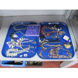 A Mixed Lot of Assorted Modern Costume Jewellery, including Monet bracelet, decorative bangle watch,