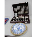 Arthur Price 'The County Collection' Six Setting Canteen of Bead Pattern Plated Cutlery, in original