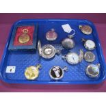 A Collection of Modern Pocketwatches, including Harley Davidson, etc :- One Tray [939235]