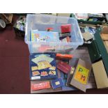 Juvenalia; Toys and Games, to include Monopoly, Railway Dominoes, Victory Jigsaw etc:- One Box [
