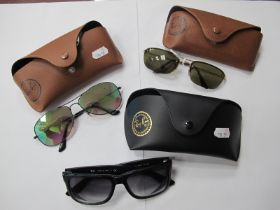 Three Pairs of Ray-Ban Sunglasses, all cased, worn condition. (3) [889787]