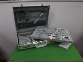 Offenbach Chef's Travelling Knife and Cutlery Set, approx 24 pieces, in metal carry case. [548201]]