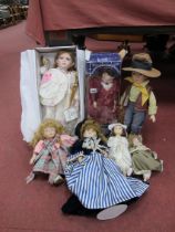 Porcelain Collectors Dolls - Alberon, Leonardo, etc. (7) [567755]