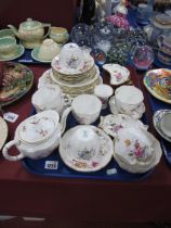 Royal Crown Derby 'Derby Posies' Tea Ware, of approximately twenty seven pieces, including tea