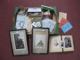 A Filled Photo Album, with clasp lock, selection of foreign bank notes, including Italian, Greek and