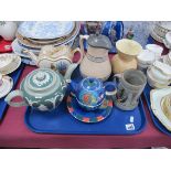 Dudson, Lingard Webster & Whittard Teapots, ewer, etc:- One Tray.