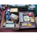 Vintage Tins, to include Tetley, Blue Bird, Glen Moray Scotch Whisky, C.W.S Biscuits and Rowntree (