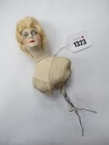 A Circa 1920's Half Boudoir Doll, with wig, 12cm high. [368737]