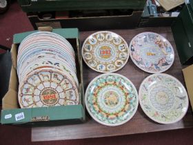 Wedgwood Calendar Plates (21):- One Box