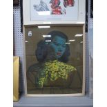 After Vladiumir Tretchikoff, Chinese Girl, colour print, image, framed 59.5 x 49.5cm