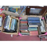 Books - Dickens, Tennyson, Longfellow, Rubaiyat of Omar Khayyam, Railway, etc: Two Boxes.